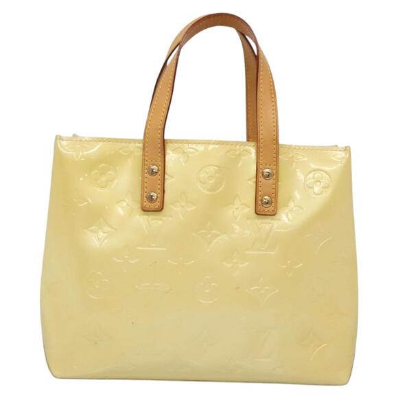 LOUIS VUITTON Monogram Vernis Reade PM Hand Bag Perle M91336 - Picture 3 of 12